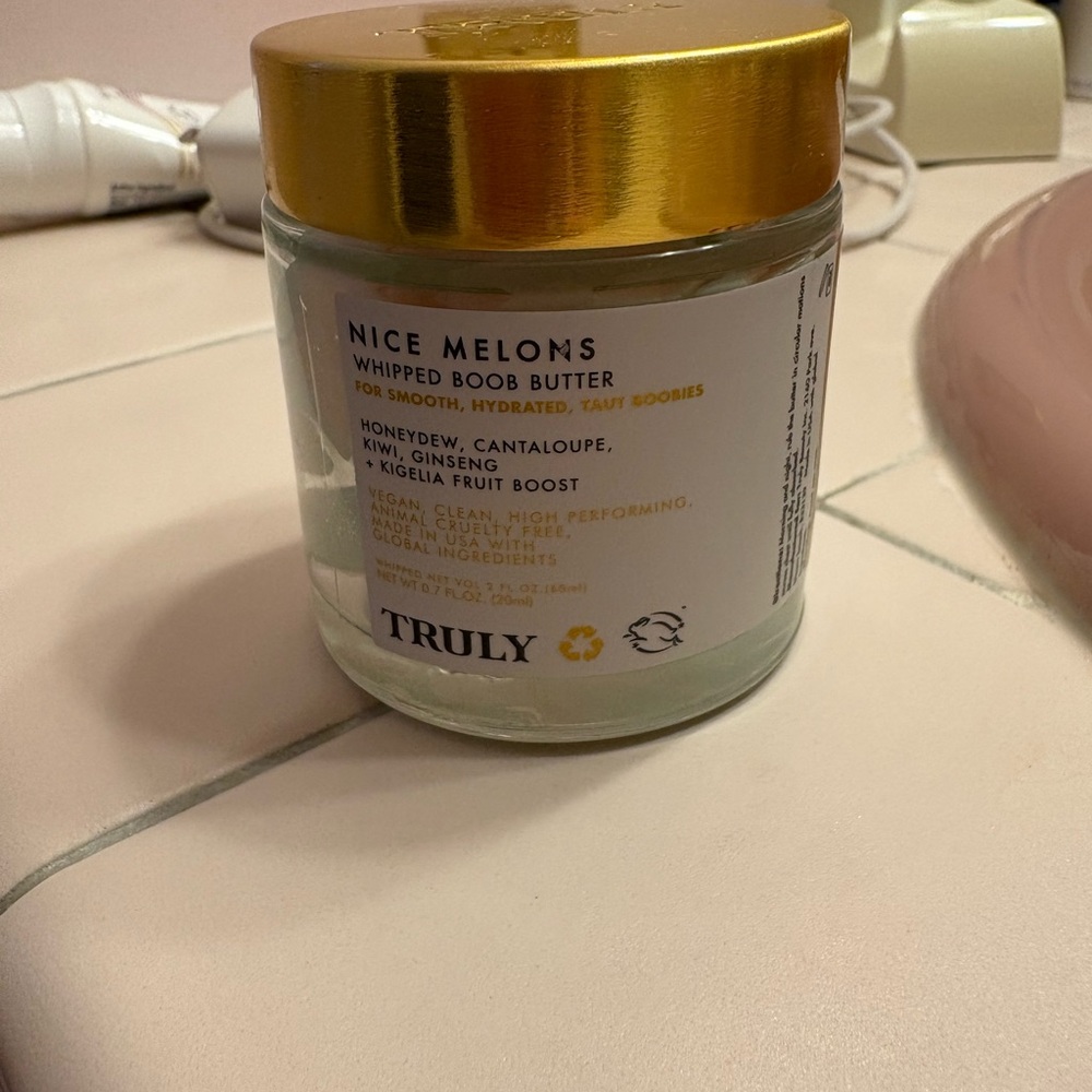 TRULY Nice Melons Whipped Boob Butter with Gold Lid
